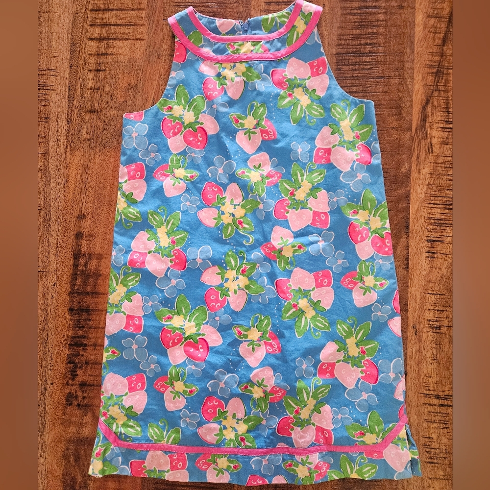 SOLD Lilly Pulitzer Girls Strawberry Shift Dress